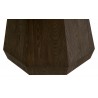 Essentials For Living Coulter 54" Round Dining Table in Burnished Brown Ash - Base Angle