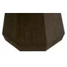 Essentials For Living Coulter 54" Round Dining Table in Burnished Brown Ash - Base Angle - Essentials For Living Coulter 54" Round Dining Table in Burnished Brown Ash - Base Angle