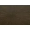 Essentials For Living Coulter 54" Round Dining Table in Burnished Brown Ash - Closeup Top Angle - Essentials For Living Coulter 54" Round Dining Table in Burnished Brown Ash - Closeup Top Angle
