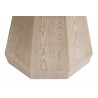 Essentials For Living Coulter 54" Round Dining Table in Natural Gray Ash - Base Angle