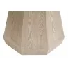 Essentials For Living Coulter 54" Round Dining Table in Natural Gray Ash - Base Angle - Essentials For Living Coulter 54" Round Dining Table in Natural Gray Ash - Base Angle