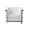 J&M Furniture Cour Italian Leather Chair   001