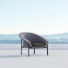 Azzurro Cove Club Chair In Midnight Cushion - Lifestyle