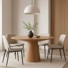  Cove Round Dining Table in Natural - Lifestyle 2