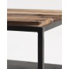 Nova Solo Rustica TV Stand Open Shelving - 140cm - Closeup Angle
