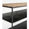 Nova Solo Rustika Console Table - Closeup Angle - Nova Solo Rustika Console Table - Closeup Angle