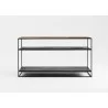 Nova Solo Rustika Console Table - Front Angle - Nova Solo Rustika Console Table - Front Angle