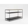 Nova Solo Rustika Console Table - Front Side Angle - Nova Solo Rustika Console Table - Front Side Angle