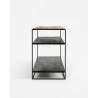 Nova Solo Rustika Console Table - Side Angle - Nova Solo Rustika Console Table - Side Angle