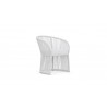 Azzurro Living Cape Town Dining Chair + Polar Cushion - Angled