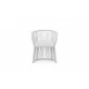 Azzurro Living Cape Town Dining Chair + Polar Cushion - Front - Azzurro Living Cape Town Dining Chair + Polar Cushion - Front