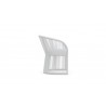 Azzurro Living Cape Town Dining Chair + Polar Cushion - Side