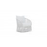 Azzurro Living Cape Town Swivel Club Chair + Polar Cushion - Angled