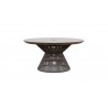 Azzurro Living Captiva Dining Table in Bronze Frame