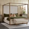 Sunpan Sammy Bench Cream Sky - Lifestyle