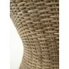 Nova Solo Wickerworks Rook Dining Chair - Frame Back Close-up - Nova Solo Wickerworks Rook Dining Chair - Frame Back Close-up