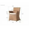 Nova Solo Bishop Dining Chair - Dimension - Nova Solo Bishop Dining Chair - Dimension