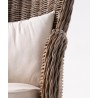 Nova Solo Wickerworks King Chair- Closeup Angle