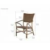 Nova Solo Wickerworks Jester Dining Armchairs - Set Of Two - Dimension - Nova Solo Wickerworks Jester Dining Armchairs - Set Of Two - Dimension