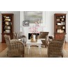 Nova Solo Wickerworks Baron Lounge Armchair With Cushions - Set Of Two - Seat Lifestyle Angle