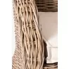 Nova Solo Wickerworks Baroness Lounge Armchair With Cushions - Set of Two - Closeup Angle - Nova Solo Wickerworks Baroness Lounge Armchair With Cushions - Set of Two - Closeup Angle