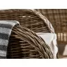 Nova Solo Wickerworks Baroness Lounge Armchair With Cushions - Set of Two - Closeup Angle - Nova Solo Wickerworks Baroness Lounge Armchair With Cushions - Set of Two - Closeup Angle
