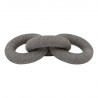 Essentials for Living Crew Rope Link in Dove Flat Rope - Front Angle