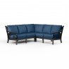 Monterey Sectional in Spectrum Indigo w/ Self Welt - Front Side Angle