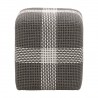 Essentials For Living Cross Accent Cube in Dove Flat Rope - Front Angle