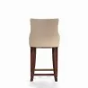 Manhattan Comfort Modern Shubert Counter Stool Upholstered Leatherette with Beech Wood Legs Tan Back  - Manhattan Comfort Modern Shubert Counter Stool Upholstered Leatherette with Beech Wood Legs Tan Back 
