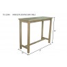 Anderson Teak Windsor Serving Table dimension - Anderson Teak Windsor Serving Table dimension