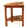 Oceanstar Corner Spa Shower Bench - Side - Oceanstar Corner Spa Shower Bench - Side