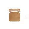 Manhattan Comfort Versailles Counter Stool in Nature Cane Top - Manhattan Comfort Versailles Counter Stool in Nature Cane Top