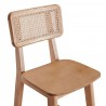 Manhattan Comfort Versailles Counter Stool in Nature Cane Half