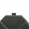 Heaters 4-piece Square Cantilever Unfilled Base Set - Detail