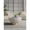 Manhattan Comfort Modern Anderson Coffee Table Cream - Manhattan Comfort Modern Anderson Coffee Table Cream