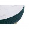 Manhattan Comfort Modern Anderson Coffee Table Upholstered in Green Half