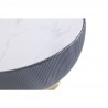 Manhattan Comfort Modern Anderson Coffee Table Upholstered in Grey Half