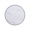 Manhattan Comfort Modern Anderson Coffee Table Upholstered in Grey Top