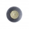 Manhattan Comfort Modern Anderson Coffee Table Upholstered in Grey Bottom