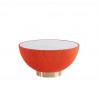 Manhattan Comfort Modern Anderson Coffee Table Upholstered in Orange