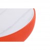 Manhattan Comfort Modern Anderson Coffee Table Upholstered in Orange Half
