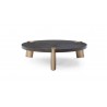 Whiteline Modern Living Mimeo Round Coffee Table - Front Side