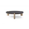 Whiteline Modern Living Mimeo Round Coffee Table - Side View