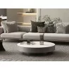 Whiteline Modern Living Cory Coffee Table With White Ceramic Top And Frame - Lifestyle - Whiteline Modern Living Cory Coffee Table With White Ceramic Top And Frame - Lifestyle