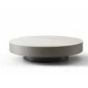 Whiteline Modern Living Cory Coffee Table With White Ceramic Top And Frame - Side - Whiteline Modern Living Cory Coffee Table With White Ceramic Top And Frame - Side