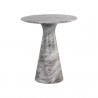 Sunpan Shelburne Counter Table - Marble Look Grey - Front Angle