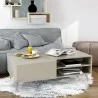 Anderson Teak Altus 43" Coffee Table Gloss In Grey - Lifestyle - Anderson Teak Altus 43" Coffee Table Gloss In Grey - Lifestyle