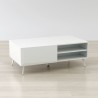 Anderson Teak Altus 43" Coffee Table Gloss In White - Angled