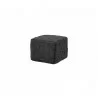 Cane-Line Cube Footstool  Dark Grey - Cane-Line Cube Footstool  Dark Grey